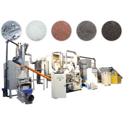 Máquina de reciclagem de painéis solares de capacidade de 200-1000 kg/h para a recuperação de chapas fotovoltaicas ecológicas