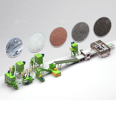 Máquina de reciclagem de painéis solares de capacidade de 200-1000 kg/h para a recuperação de chapas fotovoltaicas ecológicas