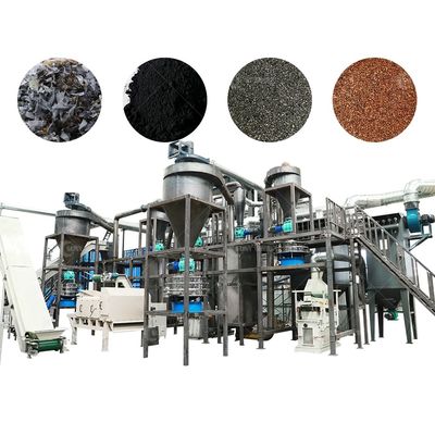 Máquina de reciclagem de baterias de lítio de 200-1000 kg/h para linha de produção de pó de cátodo