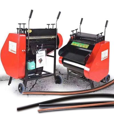 Máquina automática de separar fios de cabos de sucata para função de separação de fios de cobre