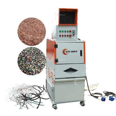 264 KG Peso Mini Máquina de reciclagem de fio de cobre Granulador de cabo de cobre Máquina triturador de cabo