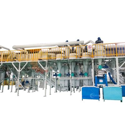 Máquina de separação de baterias de iões de lítio de 200-1000 kg/h para reciclagem de cobre e alumínio