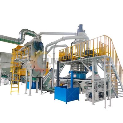 Máquina de separação de baterias de iões de lítio de 200-1000 kg/h para reciclagem de cobre e alumínio