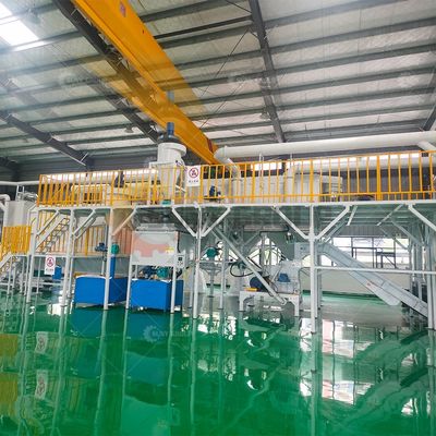 Máquina de separação de baterias de iões de lítio de 200-1000 kg/h para reciclagem de cobre e alumínio