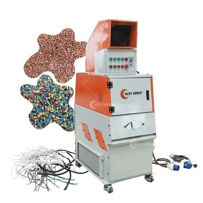 Máquina de granulação de pequenos resíduos de cabos de cobre Tipo Mini Equipamento de reciclagem de fios de cobre