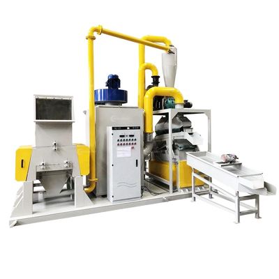 Máquina de granulação avançada de cabos de cobre de sucata com controle PLC e alcance de fio de 0,2-20 mm