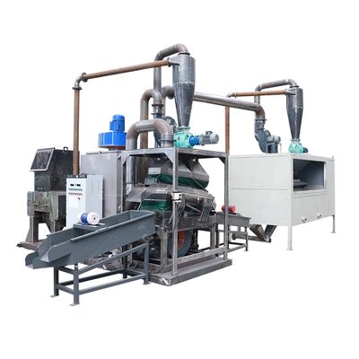 Máquina de granulação avançada de cabos de cobre de sucata com controle PLC e alcance de fio de 0,2-20 mm