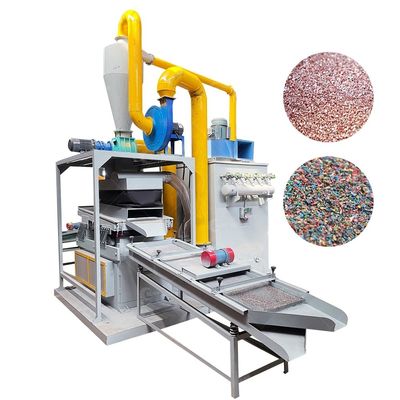 Máquina de granulação avançada de cabos de cobre de sucata com controle PLC e alcance de fio de 0,2-20 mm
