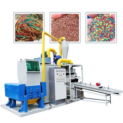 Taxa de triagem 99% Máquina automática de reciclagem de fios de cobre de resíduos com peso de 5000 kg
