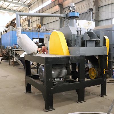 Máquina de separação e reciclagem de fios de aço revestidos de alumínio a motor