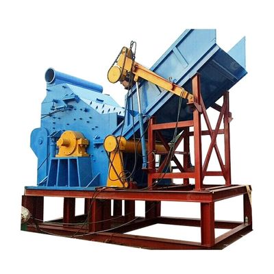 Triturador de metais de aço de diâmetro rotativo de 1000 mm para processamento de sucata de metal