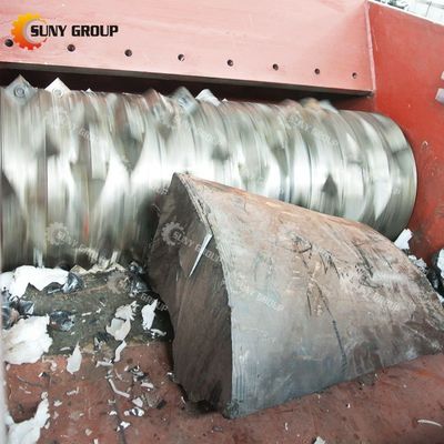 9CrSi/D2/SKD-11 Blades Shredder de eixo único para necessidades industriais de trituração