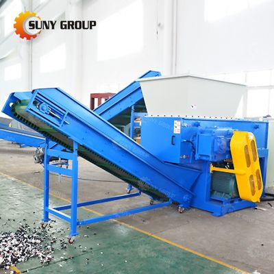 9CrSi/D2/SKD-11 Blades Shredder de eixo único para necessidades industriais de trituração