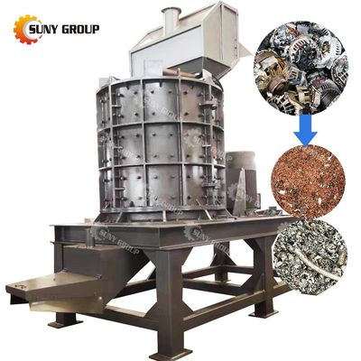 Resíduos de materiais metálicos mistos Maçã de trituração de martelo Máquina de trituração de tambor 12000KG Peso
