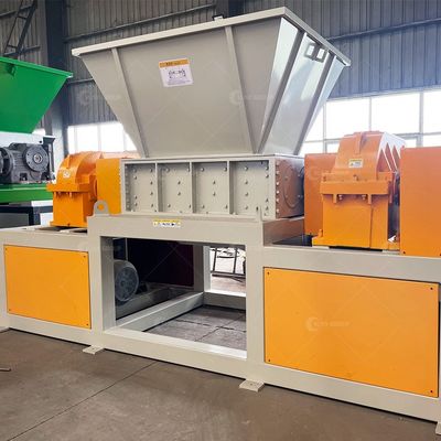 Máquina de trituração de duplo eixo para latas de alumínio de resíduos