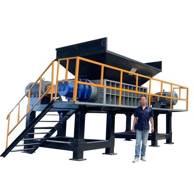 15kW Power Metal Scrap Shredder com grande capacidade e design fácil de usar