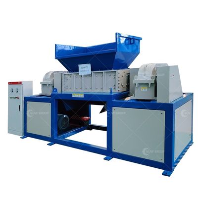 15kW motor de sucata de eixo duplo triturador de metais para máquinas usadas de trituração de carros