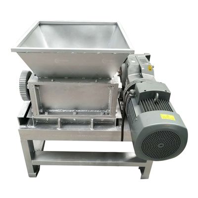 Compacto Design 380V/50Hz Voltagem Mini Double Shaft Shredder para Produção em Pequena Escala