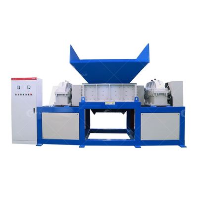 9CrSi/D2/SKD-11 Blades Double Shaft Shredder para reciclagem de resíduos de pneus de alta capacidade